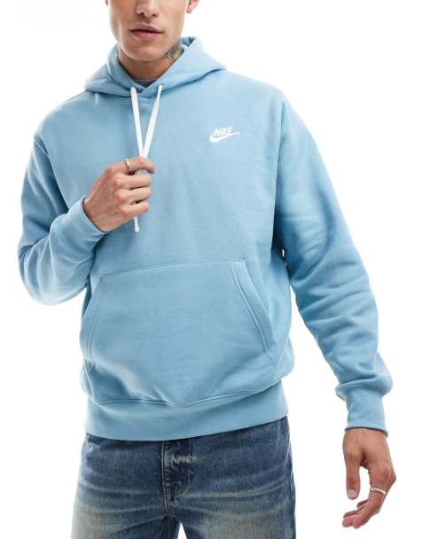 Nike Club hoodie in teal - view 1