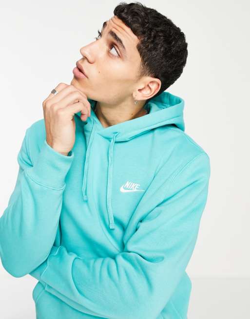 Nike Club hoodie in washed teal