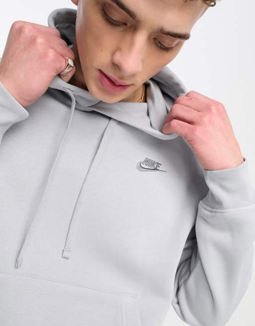 Nike wolf grey store hoodie