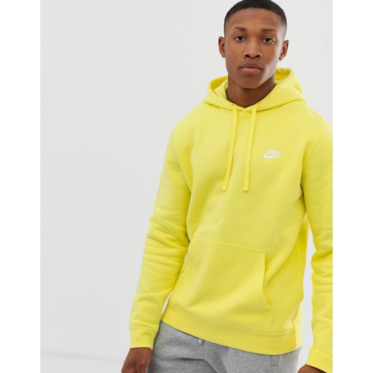 Nike Club Hoodie In Yellow