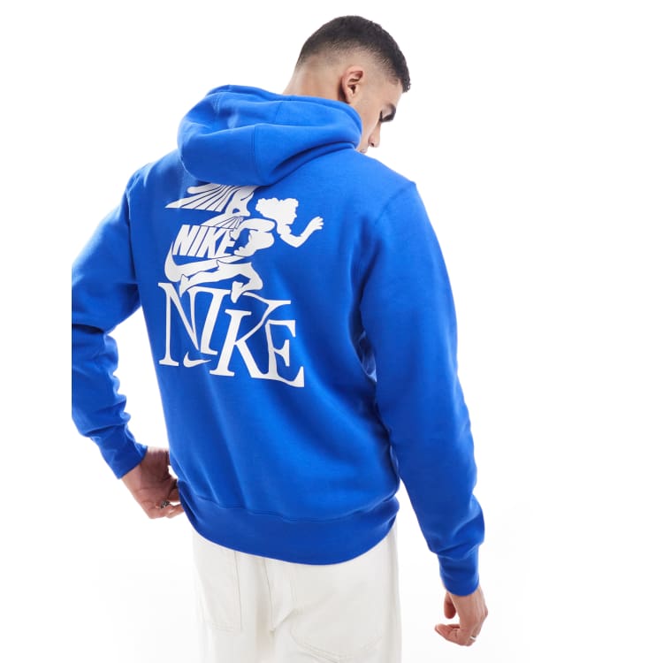 Tracksuit Nike Swoosh Colour Block Sweatshirt In Blue And Green