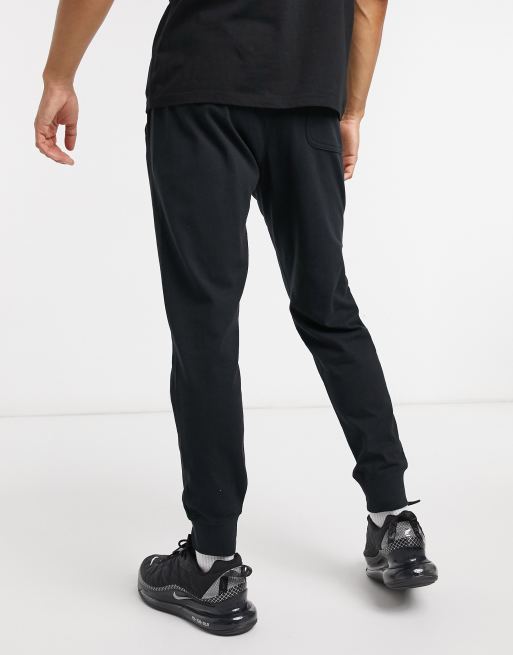 Nike Club jersey sweatpants in black - BLACK | ASOS