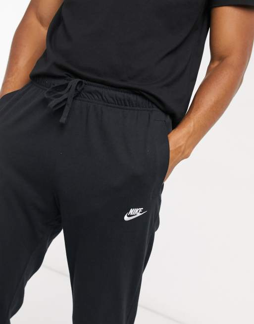 Nike Club cuffed joggers in black