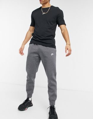 Homme Nike - Club - Jogger à chevilles resserrées - Gris foncé