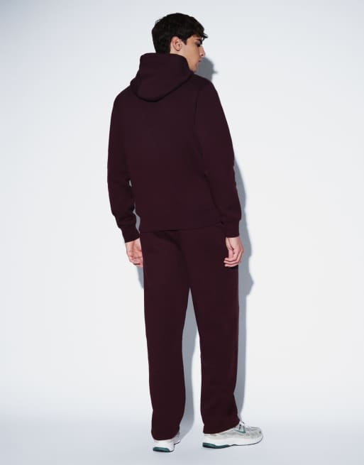Nike Club jogger con fondo aperto bordeaux, 3 di 5