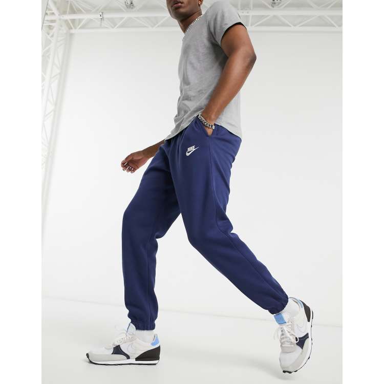 nike club jogger resserré aux chevilles bleu marina