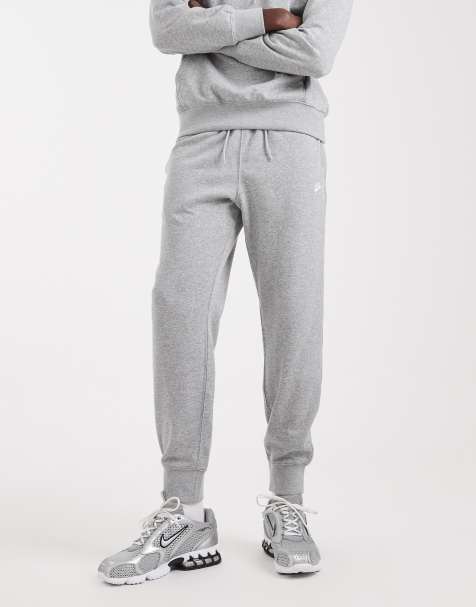 Nike Club - Joggers con fondo elasticizzato in tessuto French Terry grigi - view 1