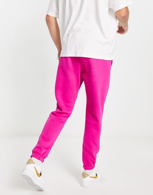 Club fleece men's outlet joggers in pink