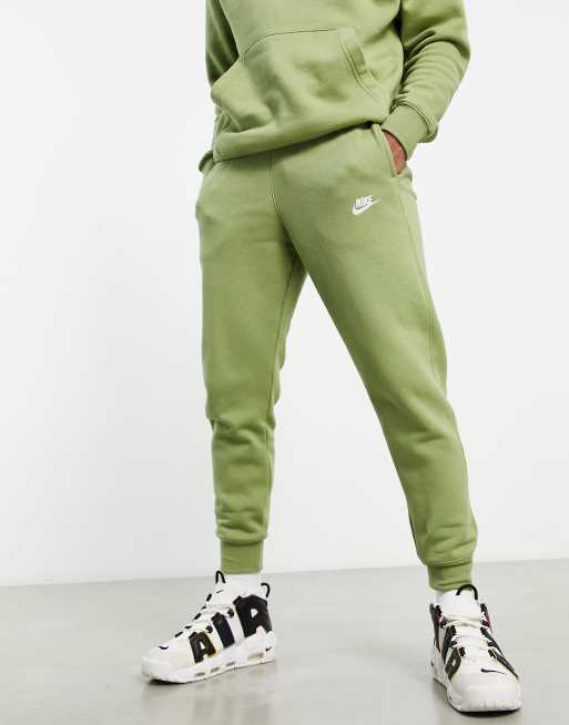 Nike Club joggers in alligator green