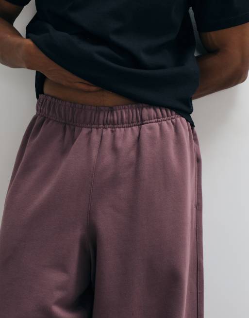 Nike - Club - Joggers oversize in spugna viola, 5 di 5