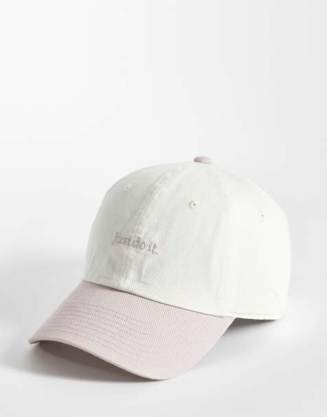 Nike Club Just do it. cap in white and baby pink - view 1