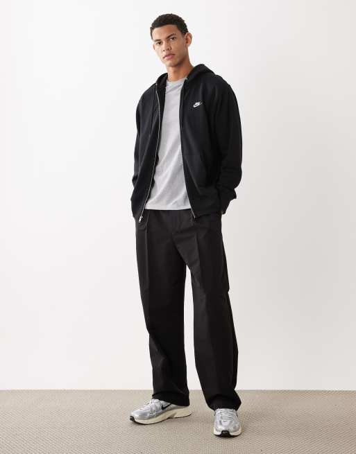 Nike Club – Kapuzenjacke aus French Terry in Schwarz, 2 von 5