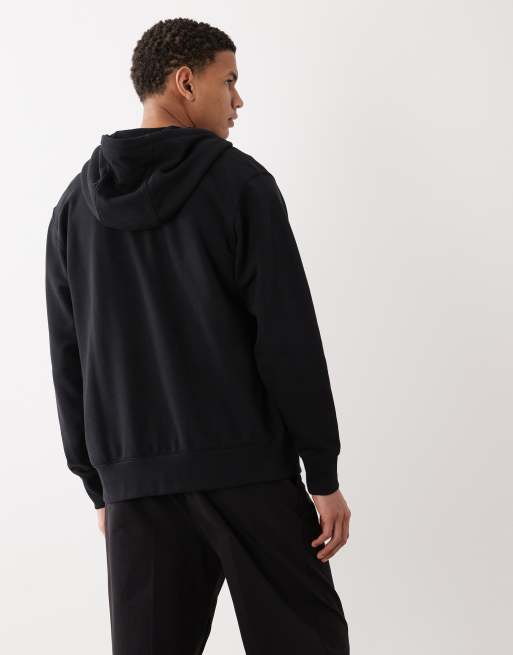Nike Club – Kapuzenjacke aus French Terry in Schwarz, 5 von 5