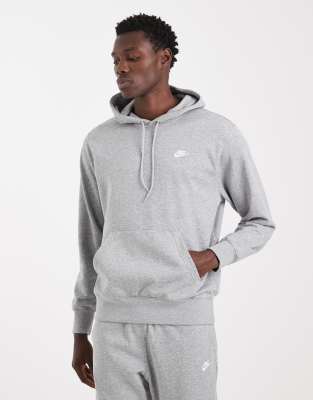 Club - Kapuzenpullover aus French Terry in Grau Grau XL
