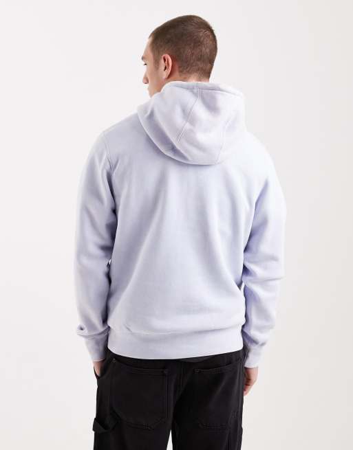 Nike – Club – Kapuzenpullover in fliederfarbener Waschung, 3 von 5