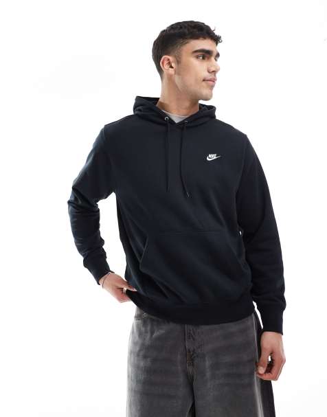 Nike Club – Kapuzenpullover in Schwarz - view 1