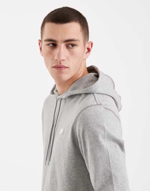 Nike - Club Knit - Felpa con cappuccio in maglia grigia, 4 di 5