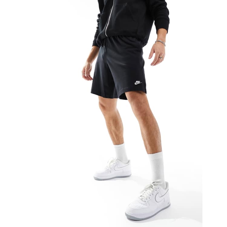 Nike Club knit shorts in black | ASOS