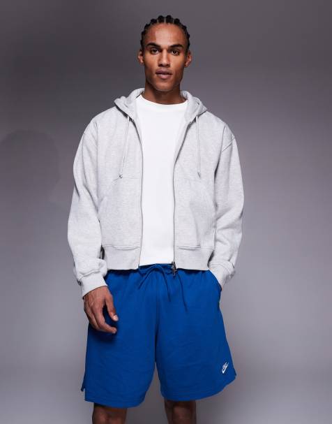 Nike Club knit shorts in blue - view 1