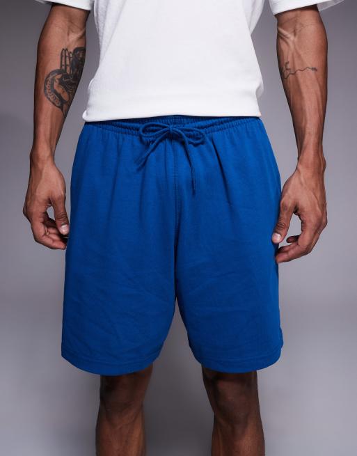 Nike Club knit shorts in blue, 4 of 5