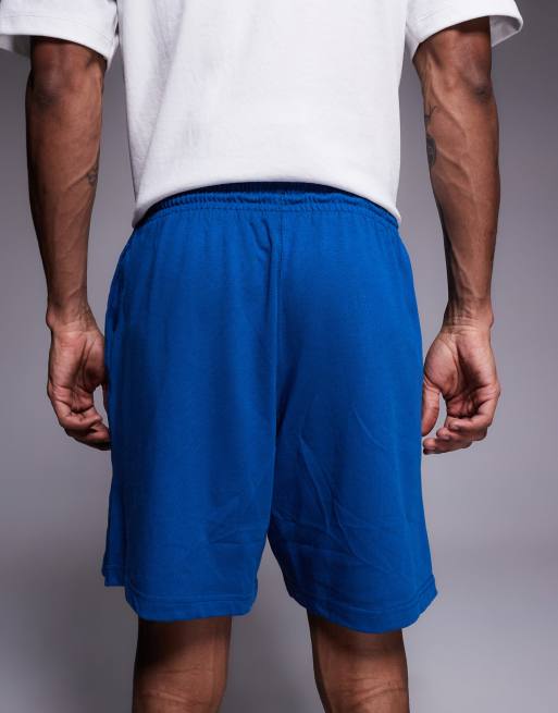 Nike Club knit shorts in blue, 5 of 5