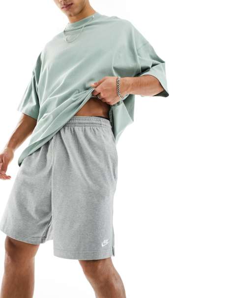 Nike Club knit shorts in gray - view 1