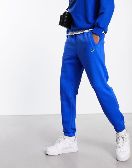 Nike Club - Kongeblå joggingbukser i fleece, 4 af 4