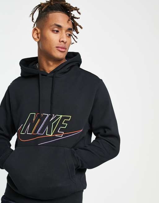 Nike hoodie big outlet logo