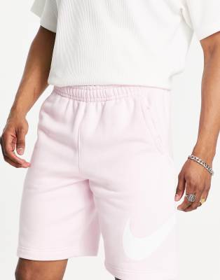 pink nike sweatshorts