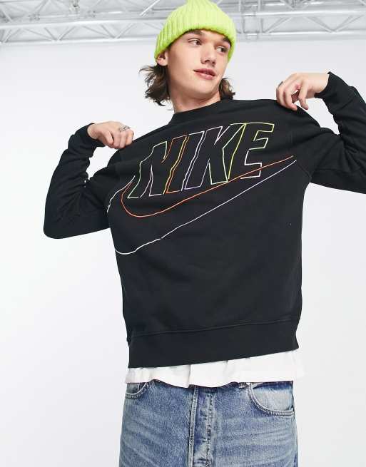 Nike sportswear archive logo sweatshirt sale