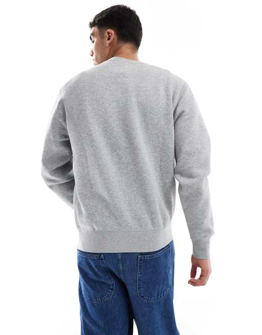 ★NIKE★Club Crew Letters ロゴ クルーネック スウェット Nike Club letters logo crew neck sweatshirt in grey | ASOS