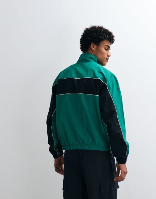 Nike - Club - Lichtgewicht jack met rits in groen en zwart , 5 van 5