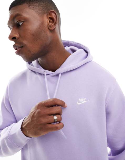 Nike Club – Liliowa bluza z kapturem - view 1