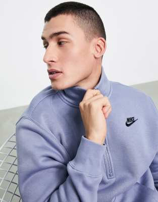 nike three quarter zip sweatshirts