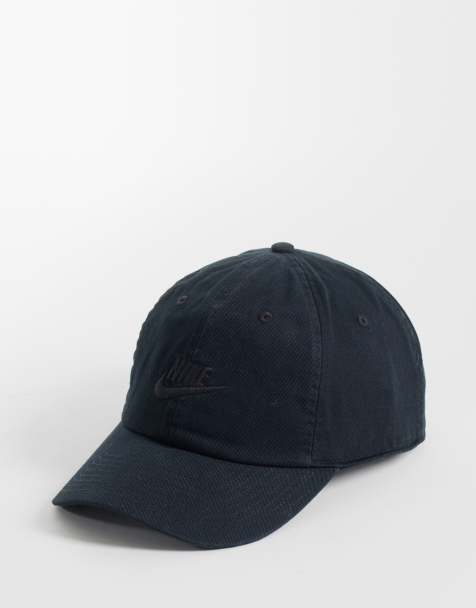Nike Club logo cap in black - view 1
