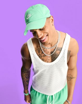 Nike Club logo cap in green - ASOS Price Checker