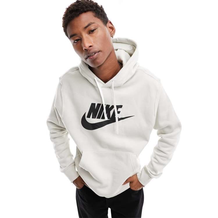 Nike Club logo hoodie in beige | ASOS