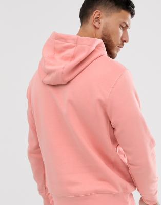 pink nike club hoodie