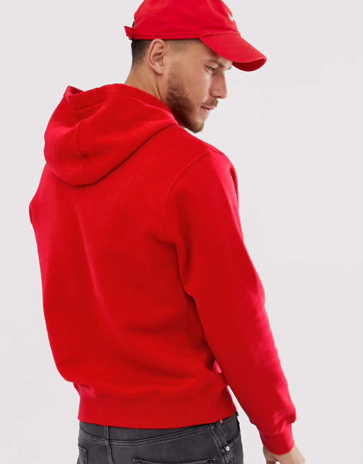 nike hoodie club small logo rouge nike hoodie club small logo rouge