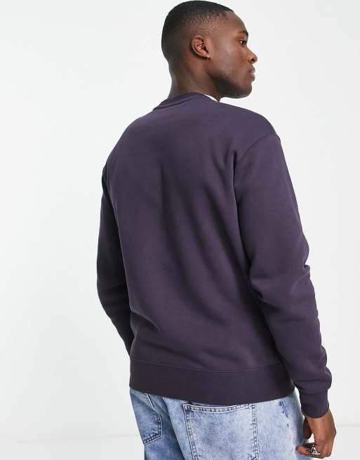 Dark purple crewneck new arrivals