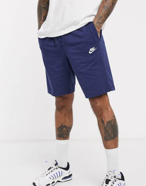 Nike Club logo shorts in navy