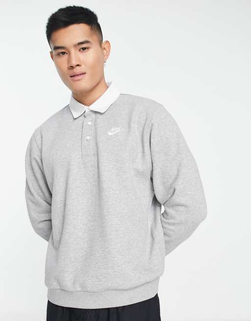 Nike grey polo clearance shirt