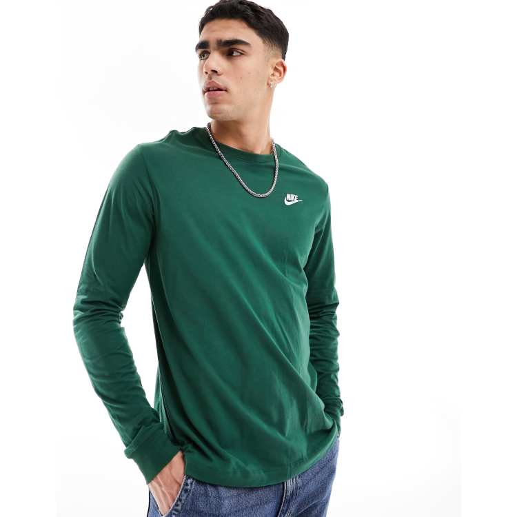 Nike Yoga Luxe Long Sleeve T-Shirt Green