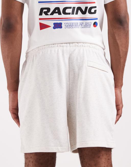 Nike - Club - Lysegrå shorts i frotté , 5 af 5