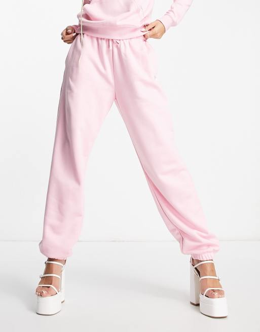 Nike - Club - Lyserøde oversized joggingbukser