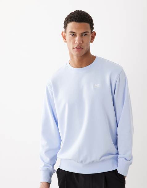 Nike Club - Lyslilla sweatshirt med frotté-for - view 1