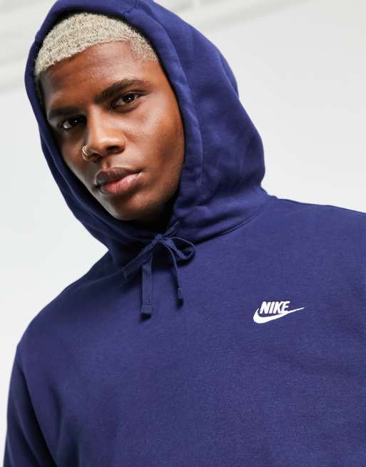 Nike – Club – Marinblå huvtröja, 3 av 4