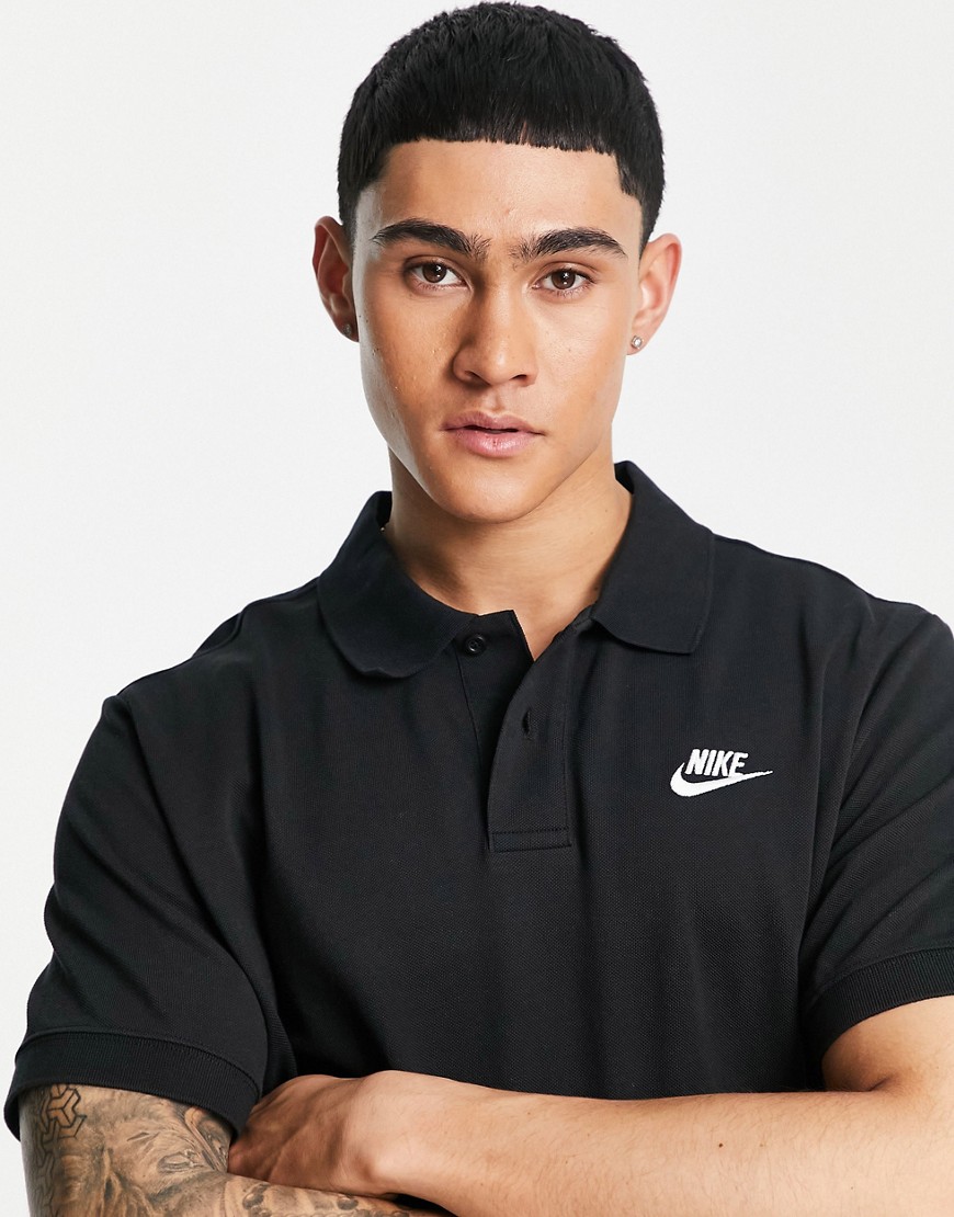 Nike Club Matchup Polo Shirt In Black