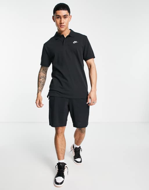 Nike Club Matchup polo shirt in black