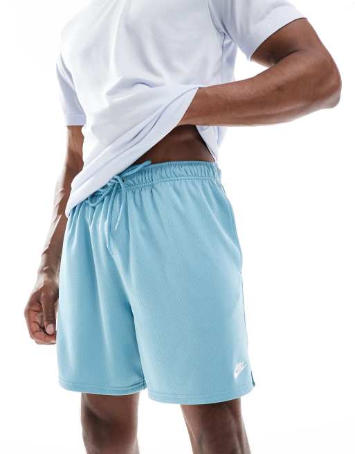 Nike Club mesh shorts in denim